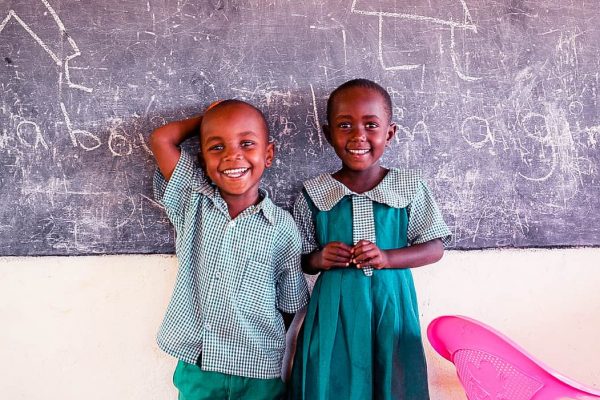 Children in the Kasigau Wildlife Corridor project, Kenya.