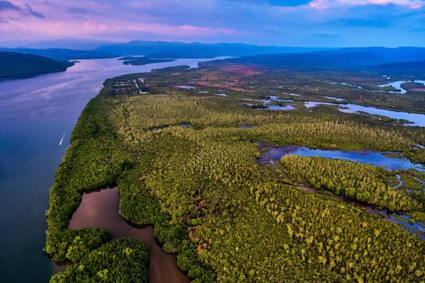 The Meteuk River delta in the Southern Cardamom project, Cambodia.