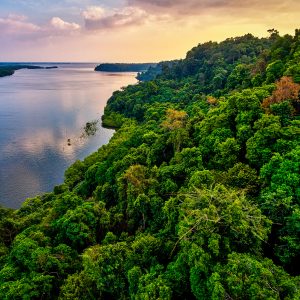 The Meteuk River in the Southern Cardamom project, Cambodia, Koh Kong Province.