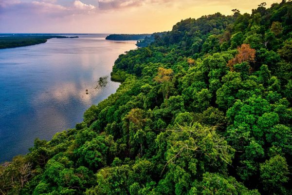 The Meteuk River in the Southern Cardamom project, Cambodia, Koh Kong Province.